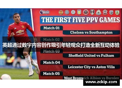 英超通过数字内容创作吸引年轻观众打造全新互动体验